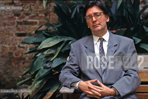 30/04/1995 VENEZIA. Mario Isnenghi, italian historian. ©Andrea Merola/Rosebud2