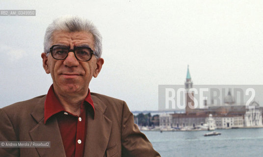 06/09/1983 VENEZIA. Carlo Sgorlon, italian writer. ©Andrea Merola/Rosebud2