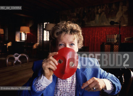 02/09/1990 VENEZIA. Dacia Maraini, italian writer. ©Andrea Merola/Rosebud2