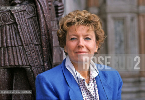 02/09/1990 VENEZIA. Dacia Maraini, italian writer. ©Andrea Merola/Rosebud2