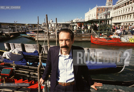 02/09/1990 VENEZIA. Sebastiano Vassalli, italian writer. ©Andrea Merola/Rosebud2