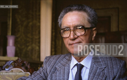 02/09/1990 VENEZIA. Nino Majellaro, italian writer. ©Andrea Merola/Rosebud2