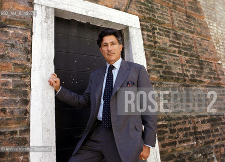 20/05/1995 VENEZIA. Edward Said, palestinian-Us writer. ©Andrea Merola/Rosebud2