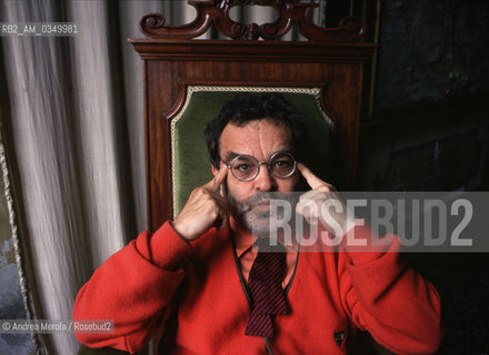 10/04/1995 VENEZIA. Fernando Arrabal, spanish playwright, screenwriter, film director, novelist and poet. ©Andrea Merola/Rosebud2