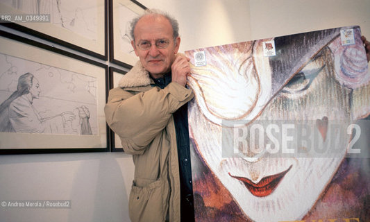 09/02/1998 VENEZIA. Jean Giraud Moebius, french cartoonist and writer. ©Andrea Merola/Rosebud2