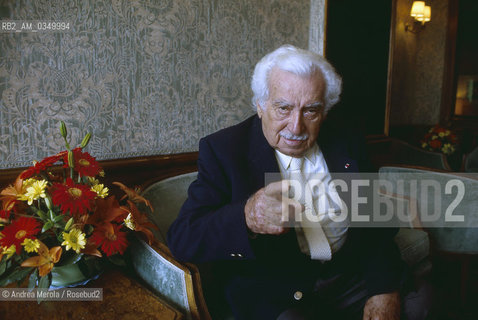 01/10/1994 Venezia: Jorge Amado, brasilian writer. ©Andrea Merola/Rosebud2