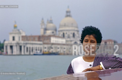 10/06/1995 Venezia. Taslima Nasreen, bangladeshi writer. ©Andrea Merola/Rosebud2