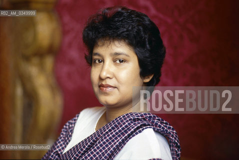 10/06/1995 Venezia. Taslima Nasreen, bangladeshi writer. ©Andrea Merola/Rosebud2