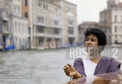 10/06/1995 Venezia. Taslima Nasreen, bangladeshi writer. ©Andrea Merola/Rosebud2