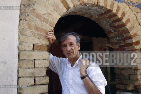 10/06/1995 Venezia. Elie Wiesel, israelian writer. ©Andrea Merola/Rosebud2