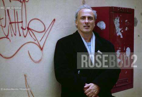 Venice november 1994. Stefano Benni, italian writer. ©Andrea Merola/Rosebud2