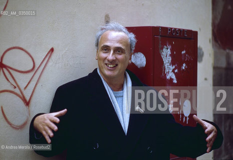 Venice november 1994. Stefano Benni, italian writer. ©Andrea Merola/Rosebud2