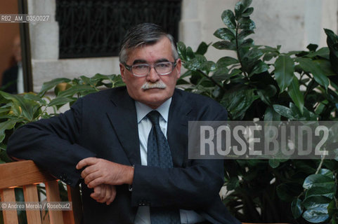 Venice 13 september 2003. Marco Santagata, italian writer. ©Andrea Merola/Rosebud2