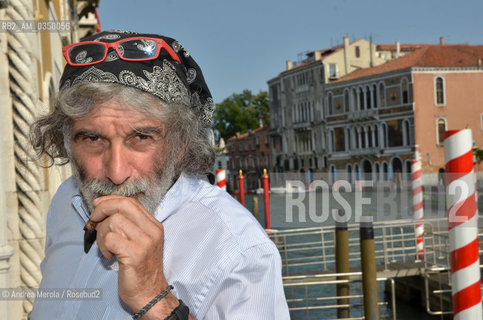 Venice 24 june 2014: Mauro Corona, italian writer. ©Andrea Merola/Rosebud2