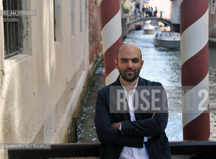 Venice 03 june 2013. Roberto Saviano, italian writer. ©Andrea Merola/Rosebud2