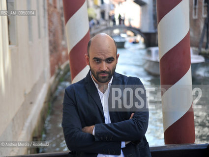 Venice 03 june 2013. Roberto Saviano, italian writer. ©Andrea Merola/Rosebud2