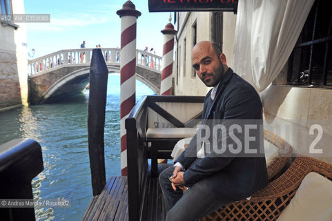 Venice 03 june 2013. Roberto Saviano, italian writer. ©Andrea Merola/Rosebud2