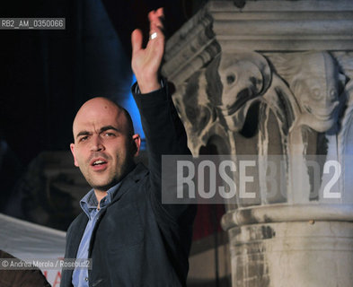 Venice 03 june 2013. Roberto Saviano, italian writer. ©Andrea Merola/Rosebud2