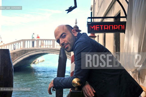 Venice 03 june 2013. Roberto Saviano, italian writer. ©Andrea Merola/Rosebud2