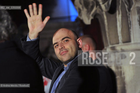 Venice 03 june 2013. Roberto Saviano, italian writer. ©Andrea Merola/Rosebud2