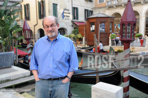 Venice 21 may 2009. Salman Rushdie, british-iranian writer. ©Andrea Merola/Rosebud2