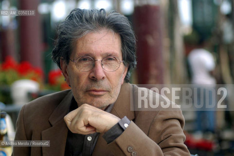 Venice 16/09/2005.  Gianni Celati, italian writer. ©Andrea Merola/Rosebud2