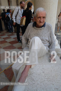 Venice 31/08/2007. Carlo Fruttero, italian writer. ©Andrea Merola/Rosebud2