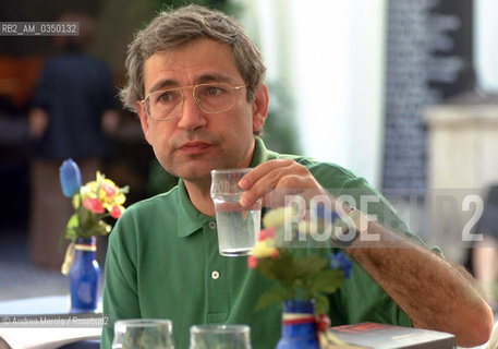 Venice 13/06/2002. Orhan Pamuk, turkish writer. ©Andrea Merola/Rosebud2