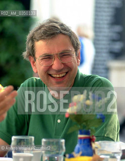 Venice 13/06/2002. Orhan Pamuk, turkish writer. ©Andrea Merola/Rosebud2