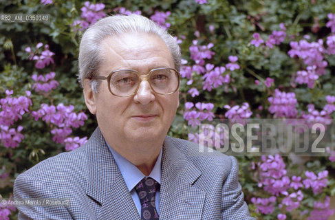 Venice june 1995. Virgilio Scapin, italian writer. ©Andrea Merola/Rosebud2