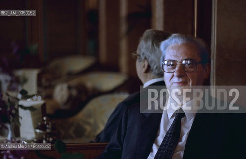 Venice june 1995. Virgilio Scapin, italian writer. ©Andrea Merola/Rosebud2