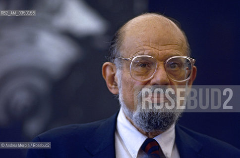 Venice june 1995. Allen Ginsberg, Us poet. ©Andrea Merola/Rosebud2