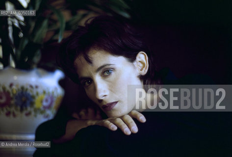 Venice june 1994. Margaret Mazzantini, italian writer, screenplayer, actress. ©Andrea Merola/Rosebud2