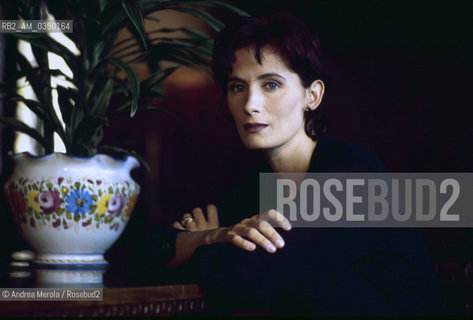 Venice june 1994. Margaret Mazzantini, italian writer, screenplayer, actress. ©Andrea Merola/Rosebud2