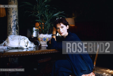 Venice june 1994. Margaret Mazzantini, italian writer, screenplayer, actress. ©Andrea Merola/Rosebud2