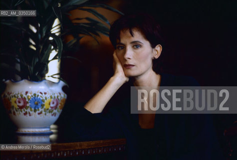 Venice june 1994. Margaret Mazzantini, italian writer, screenplayer, actress. ©Andrea Merola/Rosebud2