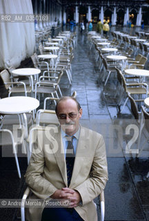 Venice june 1994. Antonio Tabucchi, italian writer. ©Andrea Merola/Rosebud2