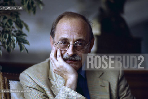 Venice june 1994. Antonio Tabucchi, italian writer. ©Andrea Merola/Rosebud2