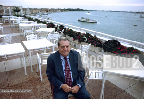 Venice june 1994. Giuseppe Pontiggia, italian writer. ©Andrea Merola/Rosebud2