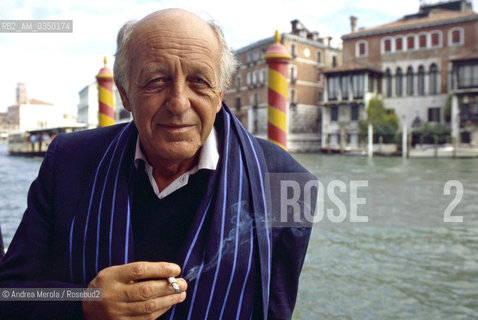 Venice june 1994. Francesco Biamonti, italian writer. ©Andrea Merola/Rosebud2