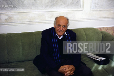 Venice june 1994. Francesco Biamonti, italian writer. ©Andrea Merola/Rosebud2