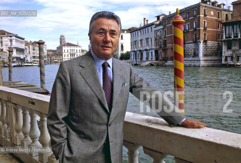 Venice june 1994. Alberto Arbasino, italian writer. ©Andrea Merola/Rosebud2