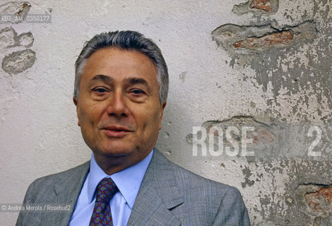 Venice june 1994. Alberto Arbasino, italian writer. ©Andrea Merola/Rosebud2