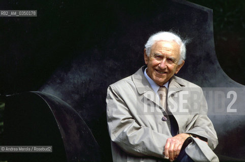 Venice April 1995. Franco Modigliani, italian economist. ©Andrea Merola/Rosebud2