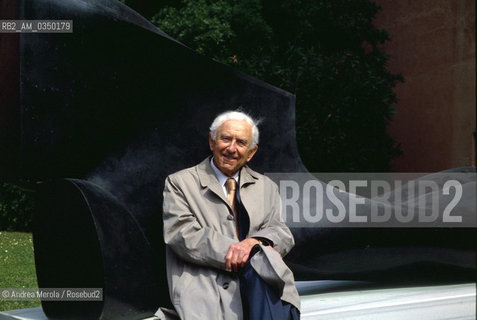 Venice April 1995. Franco Modigliani, italian economist. ©Andrea Merola/Rosebud2