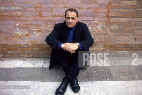 Venice 30/04/1995. Vincenzo Cerami, italian writer. ©Andrea Merola/Rosebud2