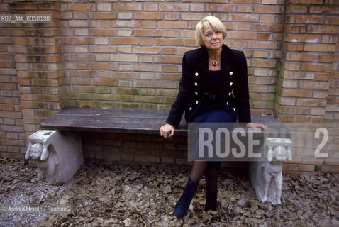 Venice 30/04/1995. Jacqueline Risset, french poetess. ©Andrea Merola/Rosebud2