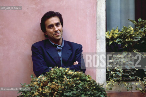 Venice 09/09/1998. Romolo Bugaro, italian writer. ©Andrea Merola/Rosebud2