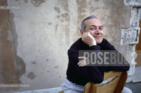 Venice 09/09/1998. Ugo Riccarelli, italian writer. ©Andrea Merola/Rosebud2