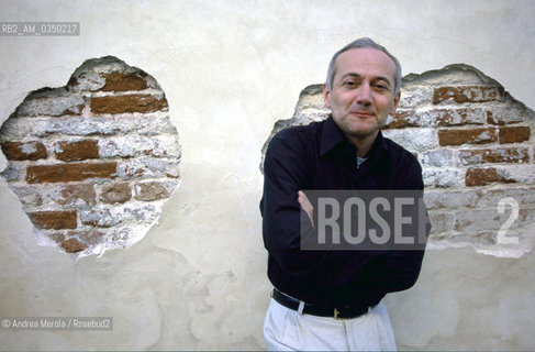 Venice 09/09/1998. Ugo Riccarelli, italian writer. ©Andrea Merola/Rosebud2